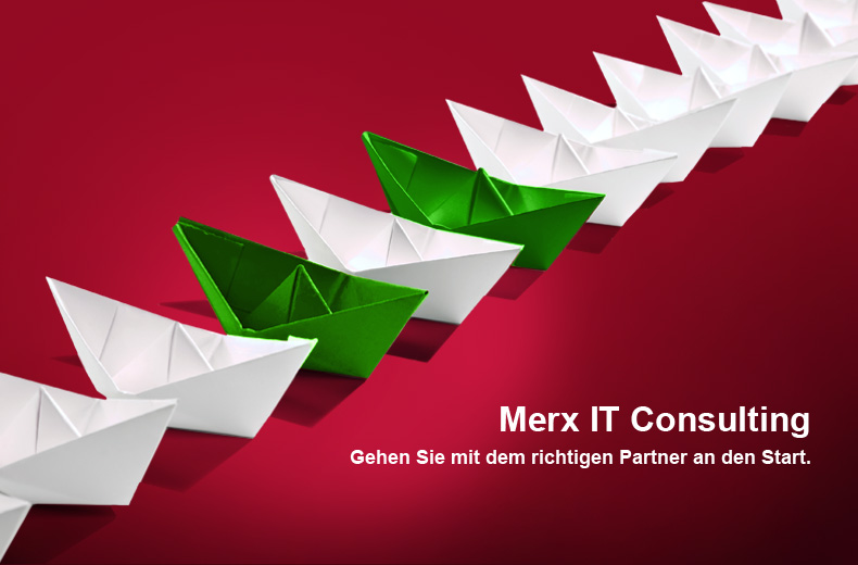 Merx IT Consulting. Gehen Sie mit dem richtigen Partner an den Start.